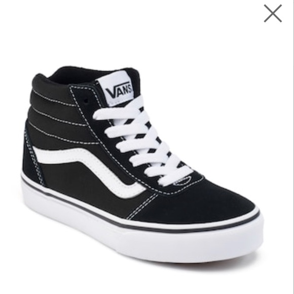 black vans high tops kids